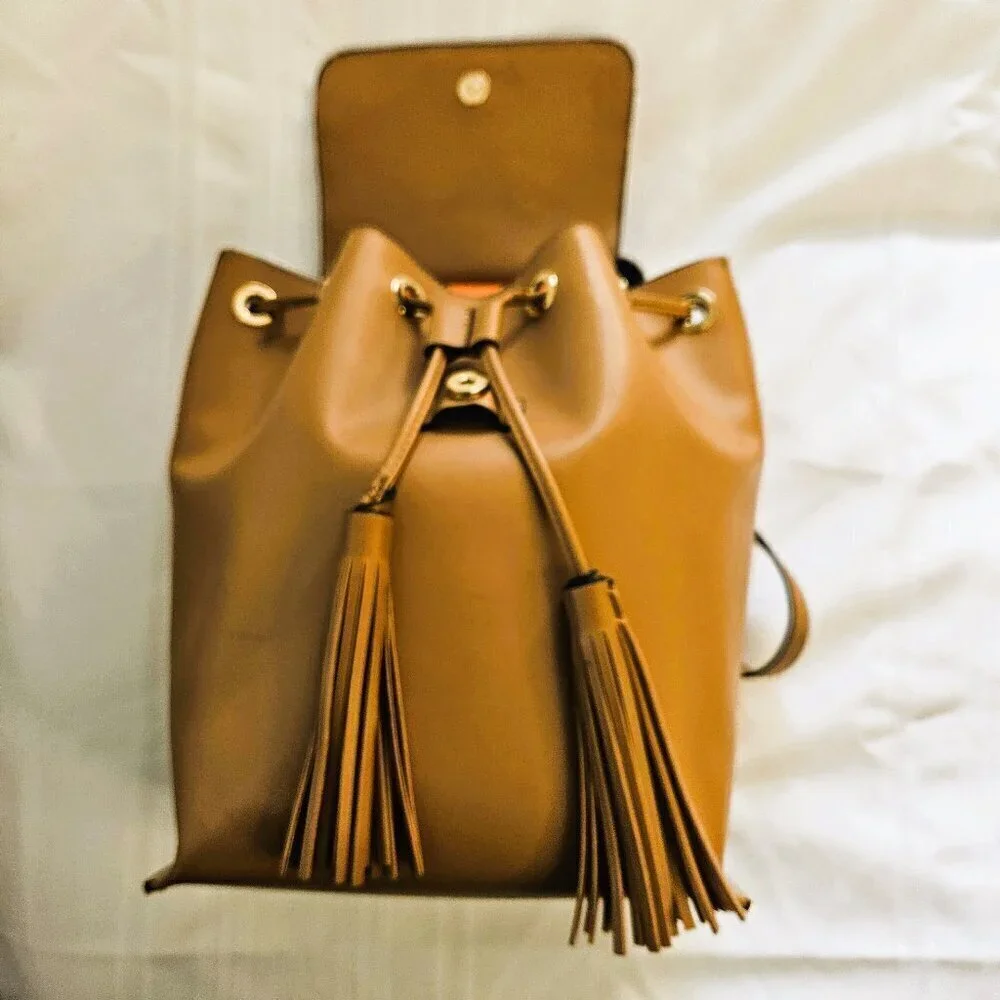 Aldo Dark Tan Unisex Backpack
